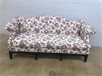 Ethan Allen Camelback Upholstered Sofa
