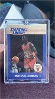 Michael Jordan Card 1988 Kenner Starting Line up.