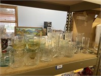 large lot of glassware, citizen national bank of