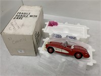 Franklin Mint 1:24 1957 Corvette, Rough OB