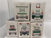 (5) Hess Trucks From The 1990's, All OB