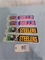 Pittsburgh Steelers and Buffalo Bills Bumper Stick