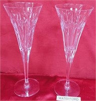 11 - PAIR OF WATERFORD CHAMPAGNE FLUTES (H10)