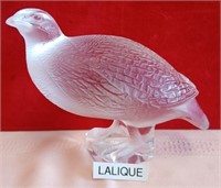 11 - LALIQUE BIRD FIGURINE 5.5"T (J48)