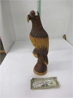 Vintage carved wooden eagle