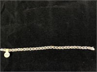 Sterling Bracelet Set W/ Marcasites & Pello W/