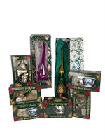 8 Old World Christmas Boxed Ornaments