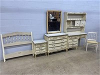 5 Pc. French Provincial Bedroom Suite