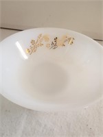 Vintage Federal Glass Meadow Gold Bowl