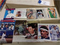 box w/ sports cards-baseball, football