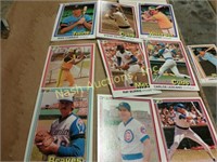 assorted sports cards
