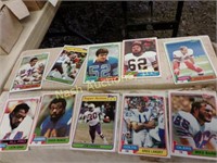 1980 NFL sports cards