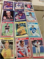 assorted baseball cards