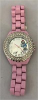 Minnie Mouse Pink Bracelet Vintage Watch