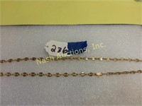 gold filled chain marked 24K G.P.