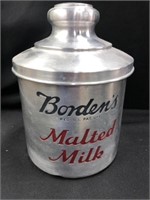 Borden's Malted Milk Canister