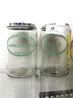 (2) Apothecary Canisters