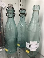 (3) Lancaster County Brewery Bottles