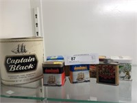 Tobacco and Tea Tins