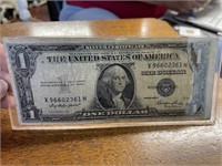 1935e  one dollar bill silver certificate