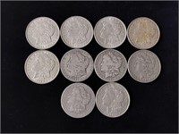 10 - DOLLARS MORGAN 1884 - 1921