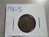 1911 S Lincoln Wheat Cent
