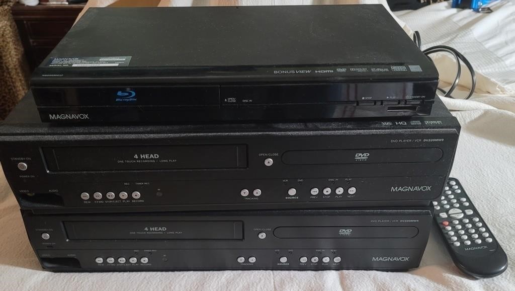 280 - BLU-RAY, DVD & VHS PLAYERS (D7)