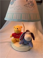 Winnie the Pooh & Eeyore Lamp Works 16” high