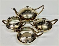 Four Piece Wilcox Silver Plated Tea Set