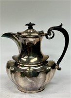 Classic Wood Handle Tea Pot Hallmarked