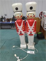 2 Soldier Blow Molds - About 30 inches high