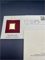 USPS 22kt Gold Christmas 1986 Stamp