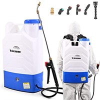 WOEKBON 4 Gallon Battery Powered Backpack Sprayer
