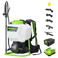 Greenworks 80V Backpack Sprayer 4 Gallon Battery P