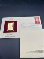 USPS 22kt Gold TS Eliot Stamp