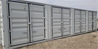 40' Hi Cube Multi Door Steel Container