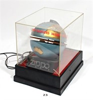 1971 Zippo Lighter Globe Retail Display Case