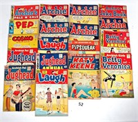 Lot of 18 1950's Archie & Jughead Comic Books