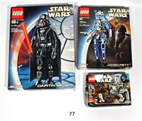 Lot of 3 Lego Star Wars Sets Darth Vader Sealed