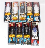 Star Wars 12" Action Figures Lot of 9 Sealed