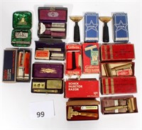 11 Vintage Safety Razors in Original Boxes