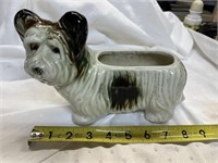Vintage Doggie flower pot