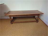 Maple Coffee Table W 19in, L 54in. H 16in.  good