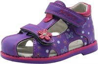 Apakowa Baby Girls Summer Cloesed Toe Sandals