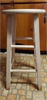 Wooden stool, 24" tall