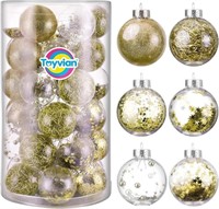 Toyvian Christmas Tree Baubles - 60 mm, 36 Pieces