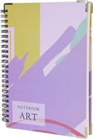 ASYOUWISH Notebook, A5 Wirebound Hardcover Pads