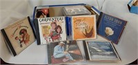 Lot of various vintage cassette tapes and CD's.