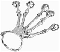 Winomo Skull Hand Finger Ring Chain Bracelet