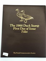 1988 Duck Stamp First Day of Issue Folio